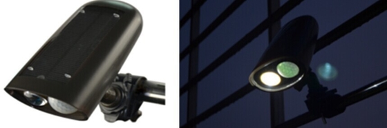 Cree 250lm LED Solar Yard Lights , 2W LED Torch wall mount led light fixtures