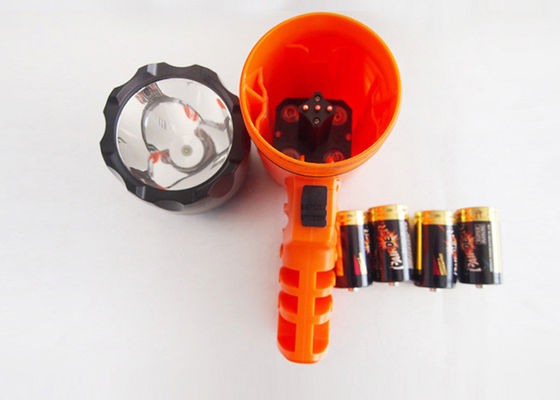 Diving / caving  LED Spot Flashlight , high power led torch with 4 * C battery