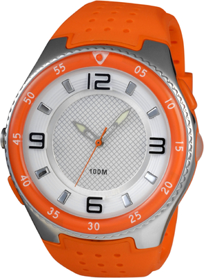 Mens Round Sporty Analog Watches With Led Torch And 100m Water Resistant