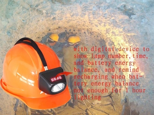 4500lux Cordless cree LED Mining Light with display scree,MSHA