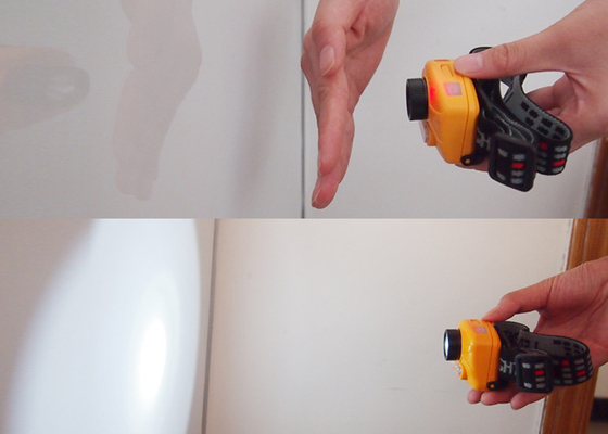 300LM plastic Aluminum CREE LED Head Torch with sensor function