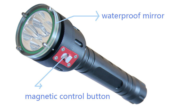 super bright cree underwater led torch , Portable led diving flashlight