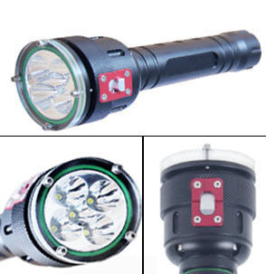 5 Led High Lumen Led Dive Torch, 100m underwater professional diving flashlight