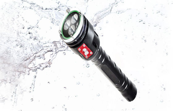 MarsFire D001 Black 2400LM LED Dive Torch 100m Waterproof  Professional  Flashlight Torch