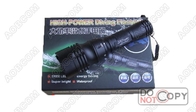 T6 350 150g Water Resistant Lumen Led Diving Torch With 18650 Li-ion Battery For Camping, Hiking