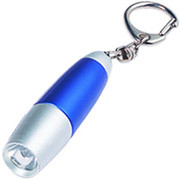 Promotional gifts most powerful mini brightest PS, PVC Keychain torch flashlights with Led