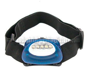 Waterproof CREE LED Head Torch AAA For Fishing , 5 White LED Headlamp