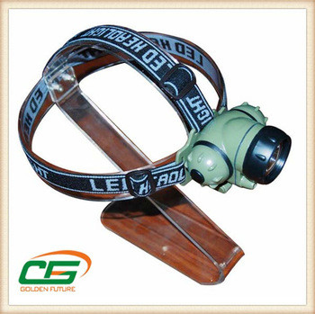Hunting LED Head Torch Headlamp 3.6V , White Led Flashlight With 3-Mode Modes