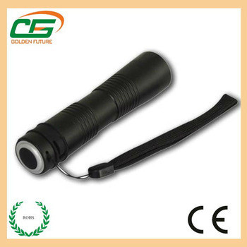 3 W Tactical Rechargeable LED Torch / Aluminium LED Flashlight For Miners
