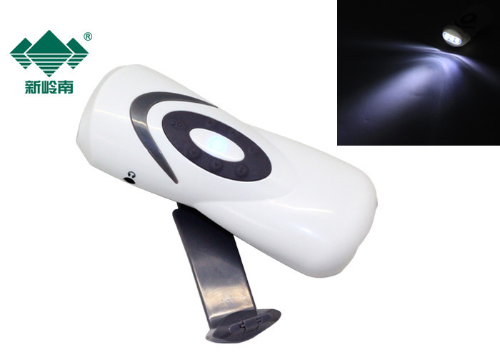 Small Compact Hand Crank Led Flashlight For Phone , Led Rechargeable Flashlight